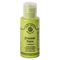 Cosmic Shimmer Shimmer Paint -maali, sävy Gold Lime