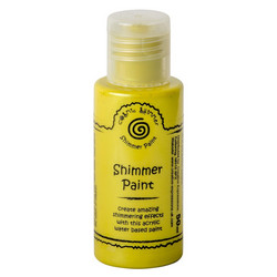 Cosmic Shimmer Shimmer Paint -maali, sävy Lemon Mist