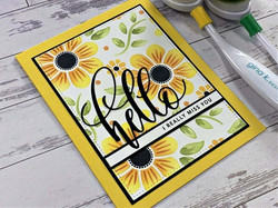 Gina K. Designs Stencil Bundle -setti A Little Hello