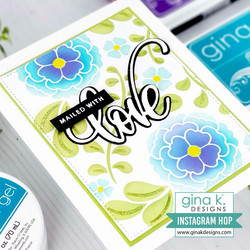 Gina K. Designs Stencil Bundle -setti A Little Love
