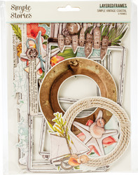 Simple Stories Simple Vintage Coastal Layered Frames -kehykset