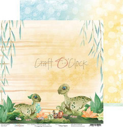 Craft O'clock skräppipaperi Creative Young, Dino Adventures 04