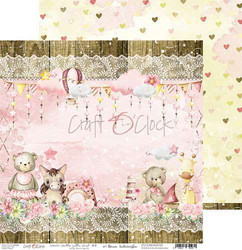 Craft O'clock skräppipaperi Hello Little Girl 02