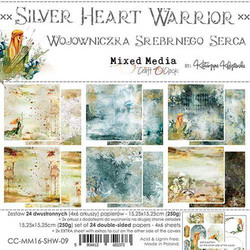 Craft O'clock paperipakkaus Silver Heart Warrior, 6