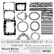 Craft O'clock Mixed Media Universal, Frames & Borders -kuultopaperit