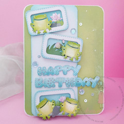 Dress My Craft stanssi Cute Birthday