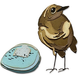 Sizzix Thinlits stanssi Bird & Egg Colorize