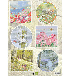 Marianne Design korttikuvat Spring Wishes, Butterflies