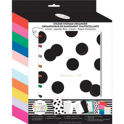Mambi Bold and Bright Disc Bound Sticker Organizer -kansio tarroille