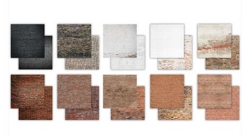 Craft Consortium paperipakkaus Brick Textures, 12
