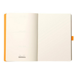 Rhodia Goalbook -muistikirja, soft fuchsia A5 dot ivory