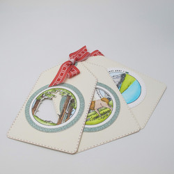 Art Impressions Elk Circlet Mini Tryfolds -leimasin- ja stanssisetti