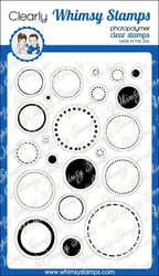 Whimsy Stamps Circles, Circles, Circles -leimasinsetti