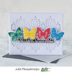 Picket Fence stanssi Ornate Negative Strip