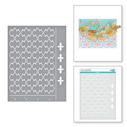 Spellbinders Venetian Wallpaper -sapluuna, 8.5