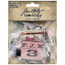 Tim Holtz Idea-Ology Collage Tiles -korttikuvat