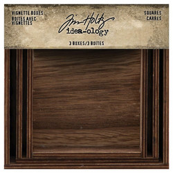 Tim Holtz Idea-Ology Vignette Boxes -laatikot Squares