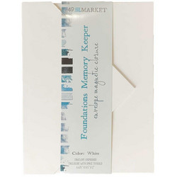 49 and Market Foundations Memory Keeper -kansio White Envelope