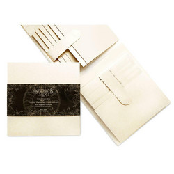 Graphic 45 Staples Trifold Waterfall Folio Album -albumi, Ivory