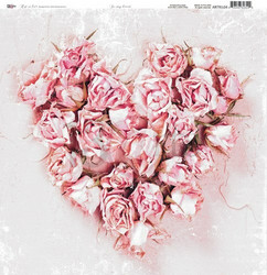 13@rts skräppipaperi Rose In Love, In My Heart
