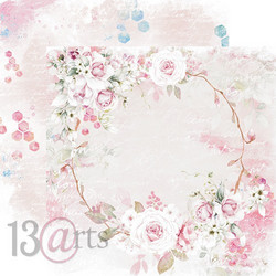 13@rts skräppipaperi Rose In Love, Blooming Roses