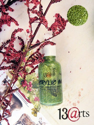 13@rts Acrylic Ink -muste, sävy Glitter Christmas Green