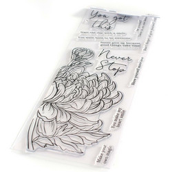 Pinkfresh Studio leimasinsetti Chrysanthemum Slimline