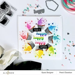 Altenew Mini Delight:  Cupcake -leimasin- ja stanssisetti