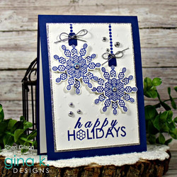 Gina K. Designs leimasin Holiday Hexagons