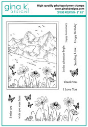 Gina K. Designs leimasin Spring Mountain