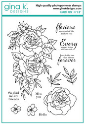 Gina K. Designs leimasin Rarest Rose