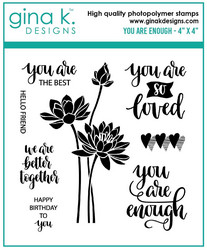 Gina K. Designs leimasin You are Enough