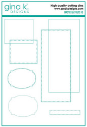 Gina K. Designs stanssi Master Layouts 10