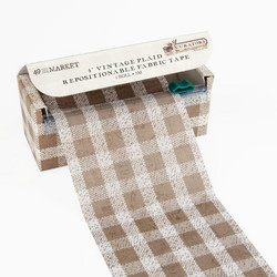 49 And Market Curators Fabric Tape -kangasteippi Vintage Plaid