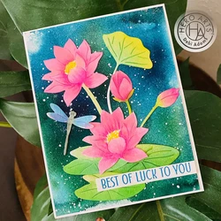 Hero Arts stanssi Water Lilies Fancy