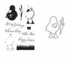 Hero Arts leimasin- ja stanssisetti Color Layering Duckling