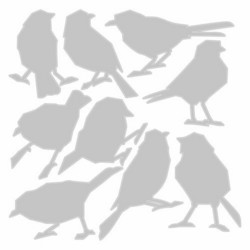 Sizzix Thinlits stanssi Silhouette Birds
