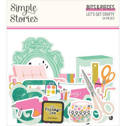 Simple Stories Simple Let's Get Crafty Bits & Pieces, leikekuvat