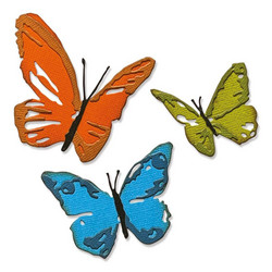 Sizzix Thinlits stanssi Brushstroke Butterflies