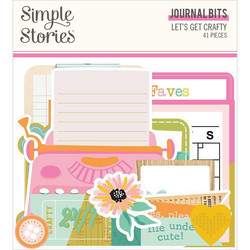 Simple Stories Simple Let's Get Crafty Journal Bits, leikekuvat