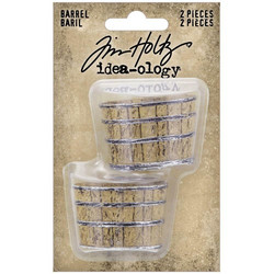 Tim Holtz Idea-Ology Mini Barrel 2 kpl, II-LAATU