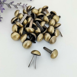 Dress My Craft haaraniitit, antiikkipronssi, 12 mm