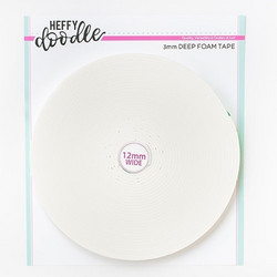 Heffy Doodle Foam Tape -kohoteippi, 3mm, 12 mm x 10 m