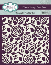 Creative Expressions sapluuna Roses In Tea Garden