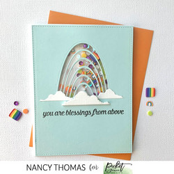 Picket Fence stanssi Rainbow Slim Line Insert