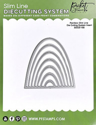 Picket Fence stanssi Rainbow Slim Line Insert