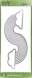 Picket Fence stanssi Curvy Rainbow Slim Line
