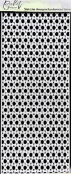 Picket Fence sapluuna Slimline Hexagon Randomness