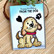 Woodware leimasin Fuzzie Friends, Parker The Puppy