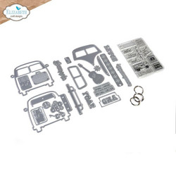 Elizabeth Craft Designs stanssi Planner Essentials, Retro Bus Special Kit -setti